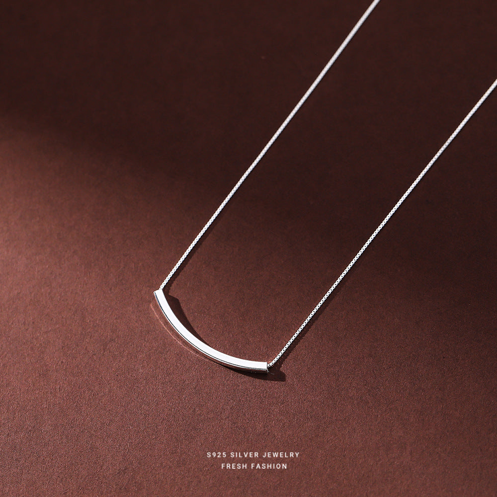 silver925 necklace korean design simple design!