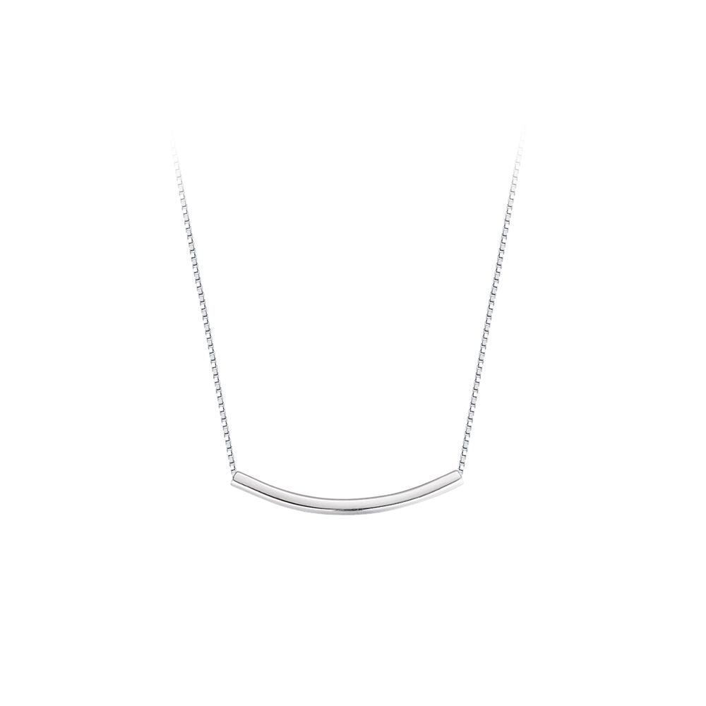 silver925 necklace korean design simple design!