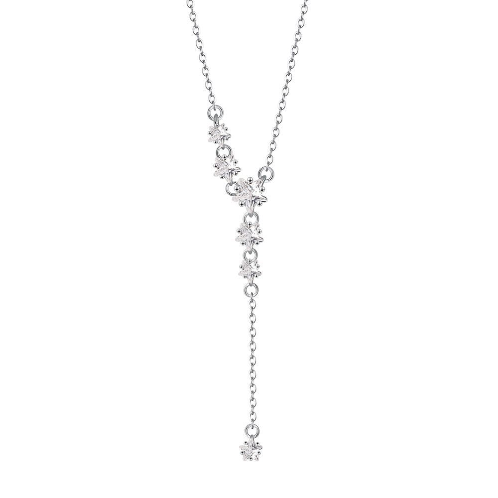 silver 925 necklace korean design stars design!