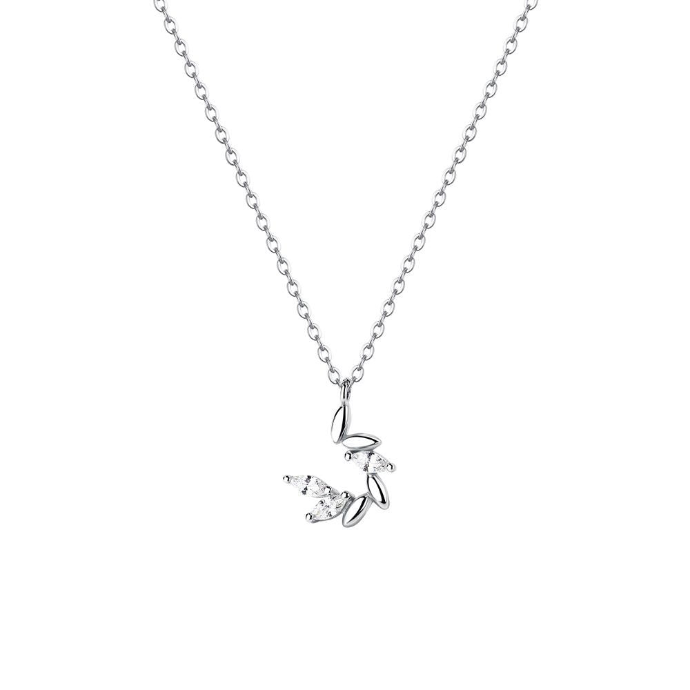 silver 999 necklace korean design Irregular simple design!