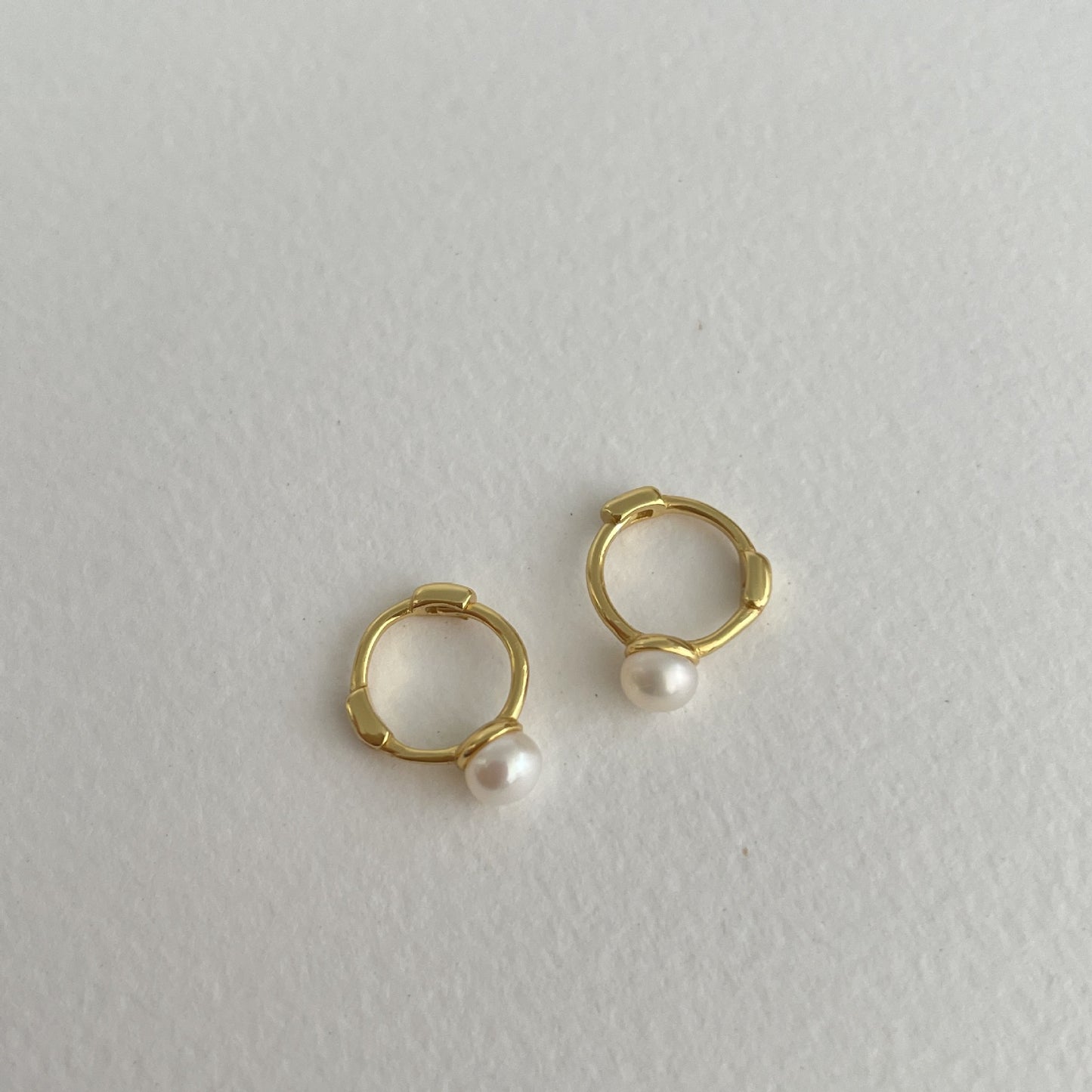 silver 925 Original natural fresh water pearl earrings korean design SE2358 syn