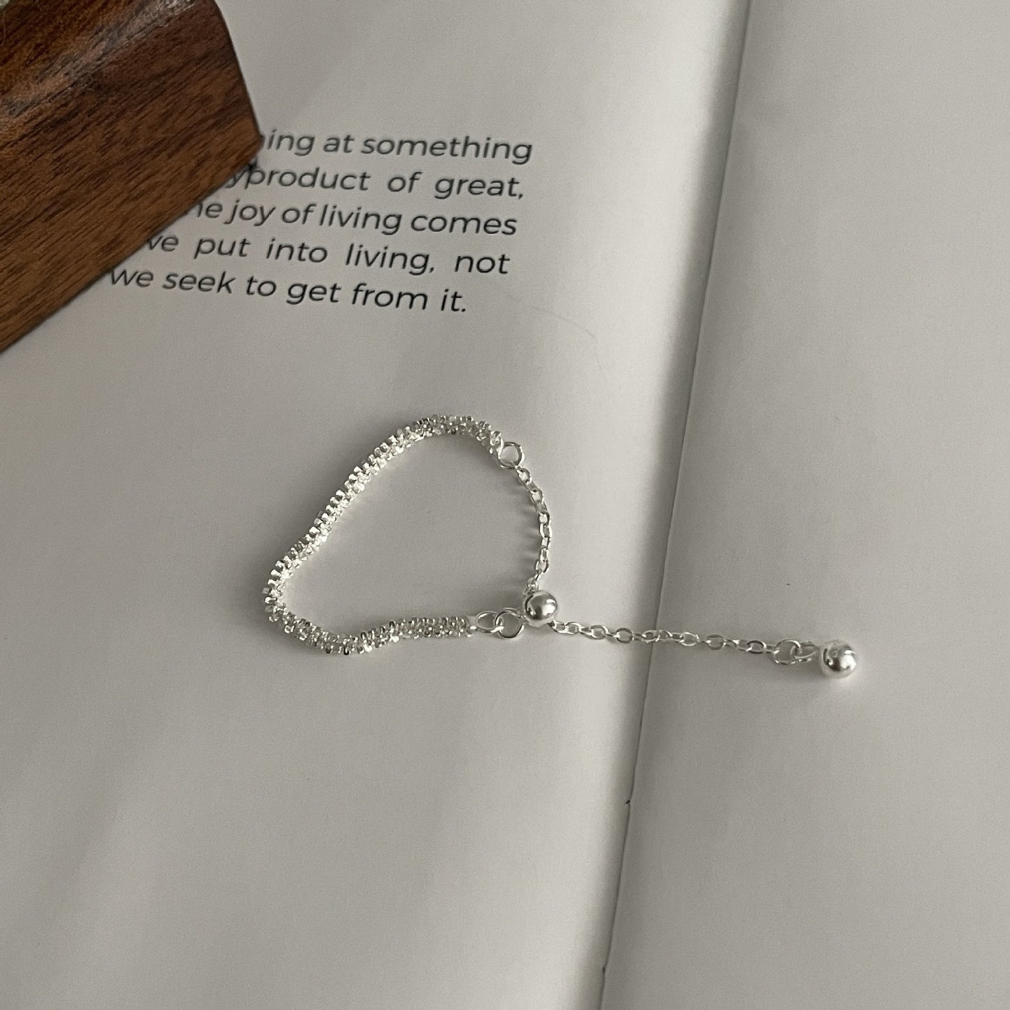 silver 925 ring korean design Sparkling Galaxy Ring Adjustable Tassel Stacked Strap style!SR1105 syn