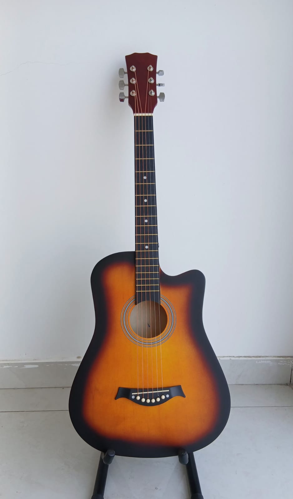 Acoustic guitar 38 inches Base wood (Matt Sunset colour)