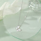 silver 925 necklace korean design White Fritillary Butterfly Elegant Design!