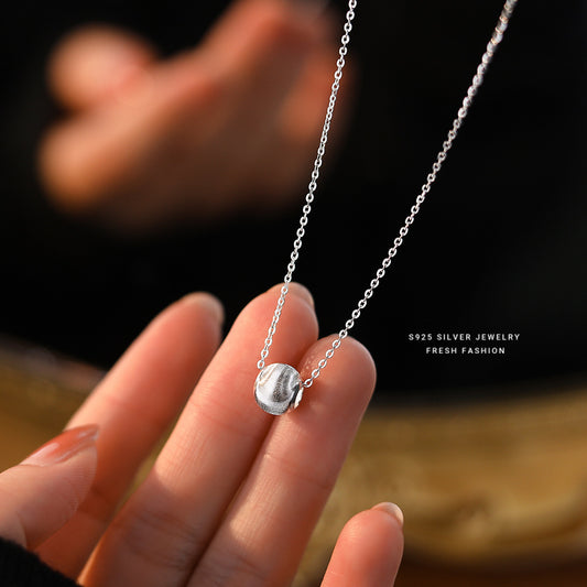 silver925 necklace korean design simple design!