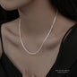 Silver925 necklace korean design water shining design!