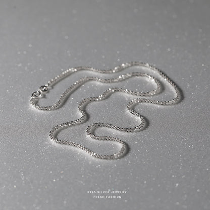Silver925 necklace korean design water shining design!
