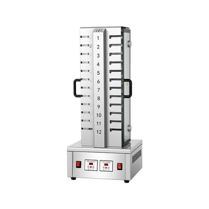 Electric Smoke-Free Automated Rotating Barbecue Machine with 24 Skewers