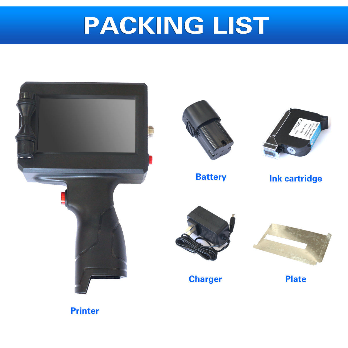 Manual portable Inkjet Printer