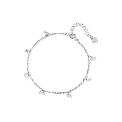 silver 925 bracelet korean design simple zircon design!