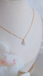 Silver Pendant with 6mm Pearl