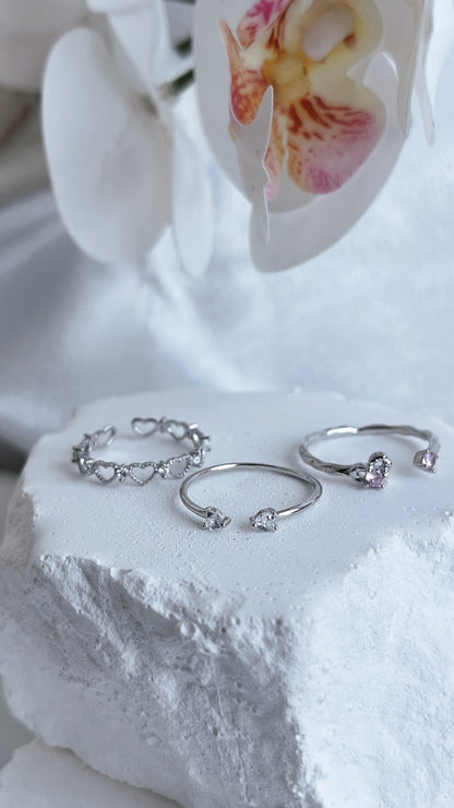 silver 925 ring korean design