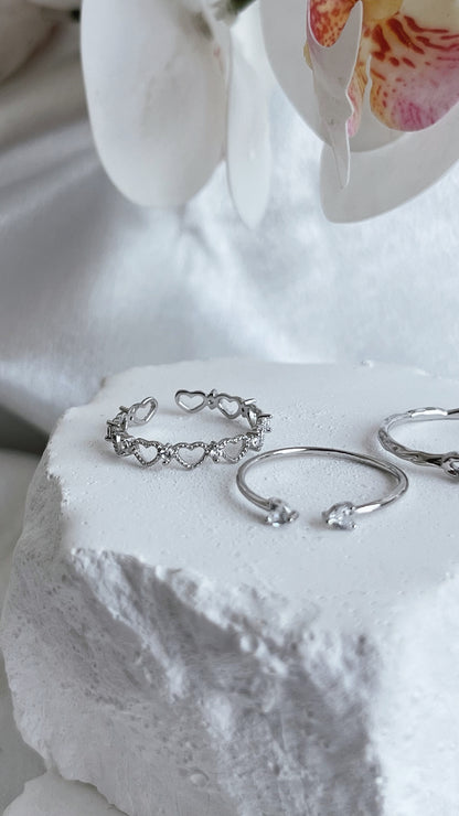 silver 925 ring korean design