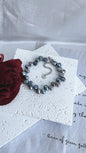 Fresh water Pearl Bracelet 6-7mm Peacock Colour