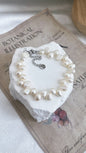 Fresh water pearls Necklace, Bracelet, and Earring set 6-7mm natural white colour