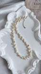 Fresh water pearls Necklace, Bracelet, and Earring set 6-7mm natural white colour