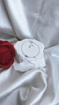 Silver 925 bracelet korean design simple rose,heart, and zircon design
