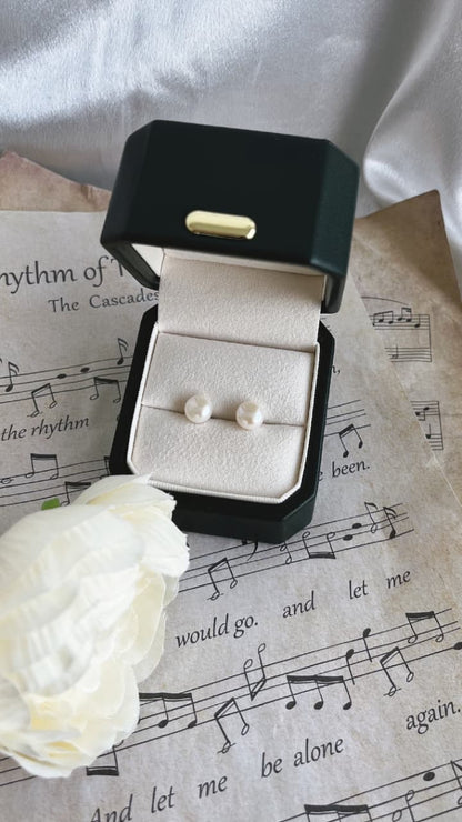 Fresh Water Pearl with Silver 925 parts Earrings