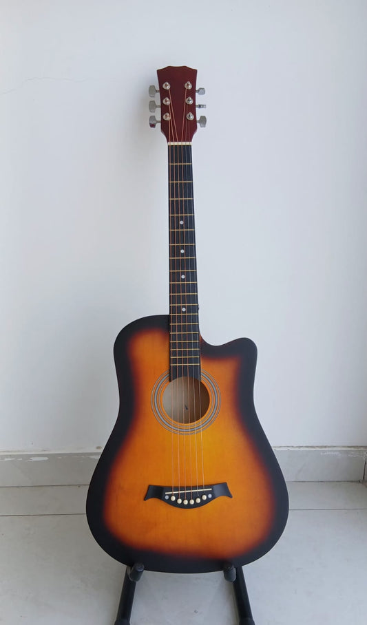 Acoustic guitar 38 inches Base wood (Matt Sunset colour)