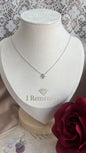 Silver 925 clove shape pendant with zircon