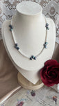 fresh water pearl necklace handmade adjustable diameter 3mm,6-7mm
