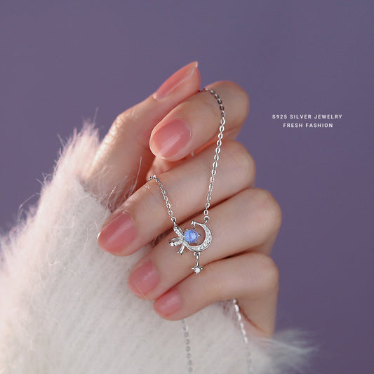 silver 925 necklace korean design YA0416