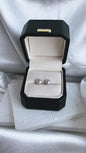 Fresh water pearls with silver grey colour 5-6mm/8-9mm 2 sizes silver needle classnical desig